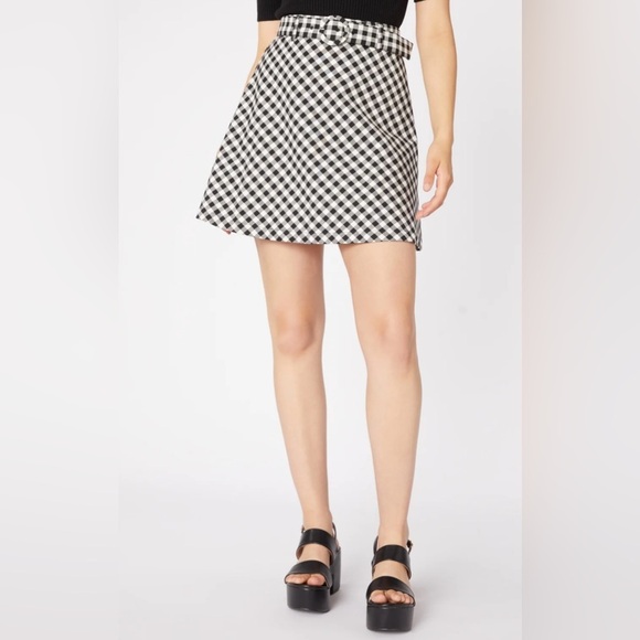 ModCloth Princess Highway|Olive plaid mini skirt!Clueless 90’s style 🫶🏻NWT - Picture 12 of 14